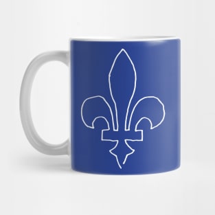 One line Quebec Mug